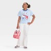 Girls' Hello Kitty Americana Boxy Short Sleeve Graphic T-Shirt - Blue - 4 of 4