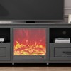 70 Inch Modern TV Stand with 2 Drawers and 4 Storage Shelves, Wood Media Console Cabinet for Living Room, Bedroom, Entertainment Center - 4 of 4
