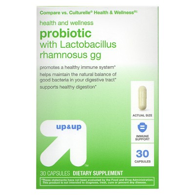 Immune Support Probiotic Dietary Supplement Capsules - 30ct - up &#38; up&#8482;