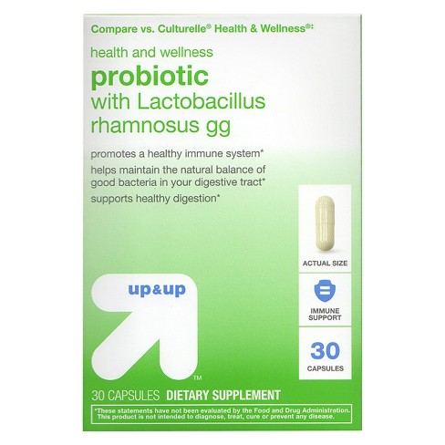 Immune Support Probiotic Dietary Supplement Capsules - 30ct - up & up™ - image 1 of 3