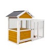 LAOTIES Large Outdoor Wooden Chicken Coop with Nest Box,Weatherproof PVC Board,Multi-Use Duck Coop - 2 of 4
