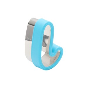 Unique Bargains Biscuit Cutter Medium Candy Cane Cookie Cutter Hand Washable Stainless Steel Plastic 2"x3.1"1.6" 1Pcs - 1 of 4