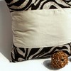 Slickblue Decorative Linen Throw Pillow - Stylish Patchwork Floor Cushion, 19.7"x19.7", 8 Design Options - 3 of 4