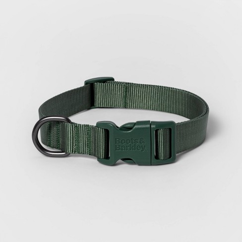 Basic Dog Adjustable Collar With Color Matching Buckle M Green Boots Barkley Target