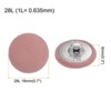 Unique Bargains Round Metal Sewing Cloth Covered Button 10 Pcs - 2 of 4