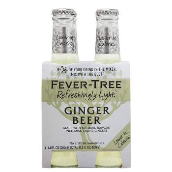 Fever-Tree Refreshingly Light Ginger  Bottles - 4pk/6.8 fl oz