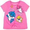 Pinkfong Baby Shark Baby Girls T-Shirt and Leggings Outfit Set Infant - 2 of 4