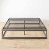 King Ace of Base Metal Platform Low Profile Bed Frame, Round 12", Mellow - 3 of 4