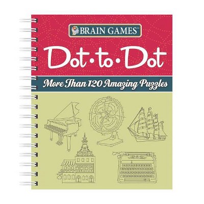 Brain Games - Dot-To-Dot: More Than 120 Amazing Puzzles - by  Publications International Ltd & Brain Games (Spiral Bound)