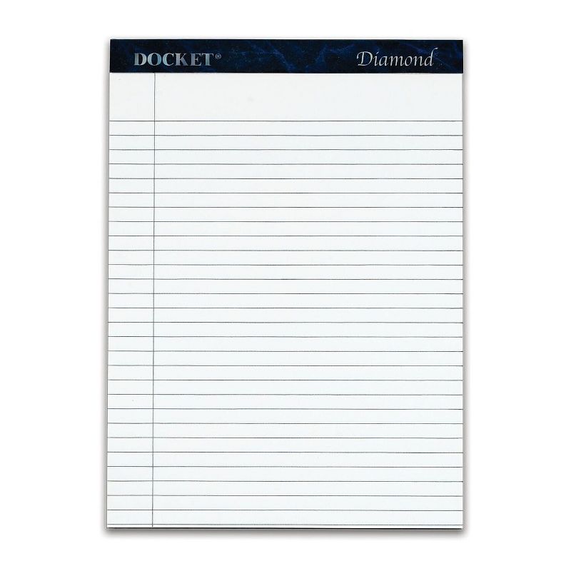 Tops Notepad Wide Rule 24lb. 50 Shts 8-1/2"x11-3/4" 2/BX WE 63975, 2 of 3