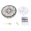 YIYIBYUS Tiffany Flush Mount Ceiling Light Glamorous Peacock-Inspired Shell Shade LED Ceiling Lamp - 4 of 4