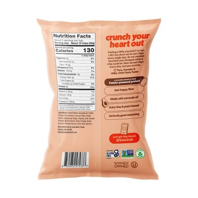 Snackish BBQ 8g Protein Potato Chips - 5oz