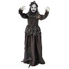 5 Ft. 2 3/4" Animated Standing Gothic Bride Halloween Decoration - 2 of 2