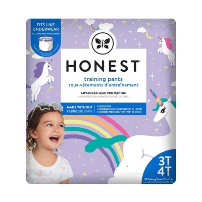 The Honest Company Training Pants Unicorns - Size 3T/4T (23ct)