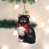 Old World Christmas 3.5 Inch Tuxedo Kitty Black Cat Regal Tree Ornaments - image 2 of 3