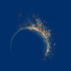 Men's Design By Humans Eclipse By Hawkness T-Shirt - 2 of 3