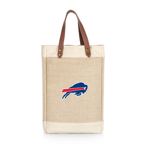 Nfl Buffalo Bills Pinot Jute Insulated Wine Bag - Beige : Target