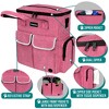 PetAmi Dog Travel Bag, Pet Supplies Accessories Organizer, Traveling Camping Weekend Essentials Kit, Food Container Collapsible Bowls - 3 of 4