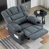 NicBex Chenille Lift Recliner Chair for Elderly,Massage Chairs with 8-Point Massage and Lumbar Heating,Modern Reclining Chairs for Living Room - 2 of 4