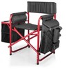 Outdoor Fusion Camping Chair with Side Table and Soft Cooler in Red - 3 of 4