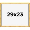 PosterPalooza | Minimalist Shadow Box Gold Picture Frame - UV Acrylic, Backing Board, Hanging Hardware - 2 of 4