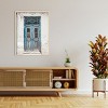 Amanti Art Blue Door Naxos by Bella Eve Wood Framed Wall Art Print - 4 of 4