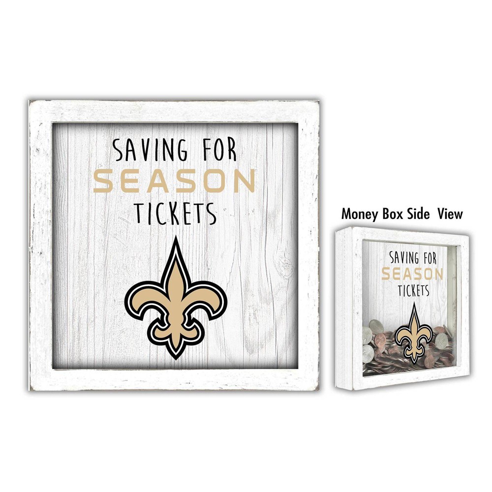 Photos - Coffee Table NFL New Orleans Saints Saving for Tickets Money Box