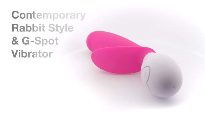 Lovelife by OhMiBod Snuggle Rechargeable Rabbit Vibrator, 2 of 6, play video