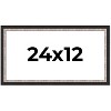 PosterPalooza | Panoramic Simple Silver Picture Frame - UV Acrylic, Foam Board Backing, Hanging Hardware - 2 of 4