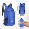 Unique Bargains Durable Polyester Material Water-Resistant Lightweight Portable Backpack - 2 of 4