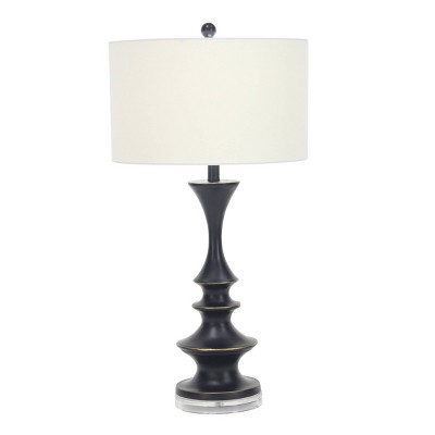 Set of 2 Traditional Metal Table Lamps Black - Olivia & May