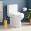 Evideco French Home Goods Metal Toilet Brush and Holder Set With Bamboo Lid - 2 of 4