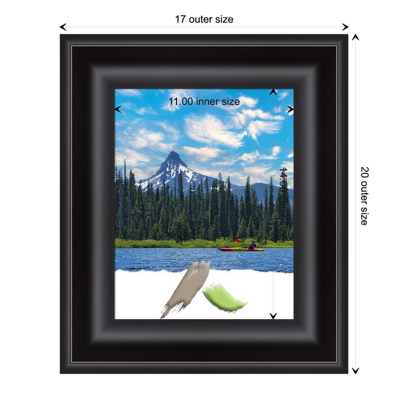 Amanti Art Grand Black Picture Frame, 4 of 11