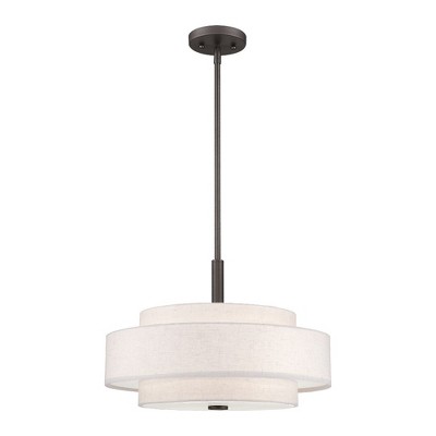 Livex Lighting Monroe 4 - Light Pendant in  English Bronze
