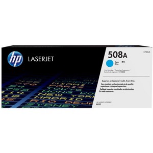 HP Inc. 508A Cyan Original LaserJet Toner Cartridge, ~5,000 pages, CF361A - 1 of 4