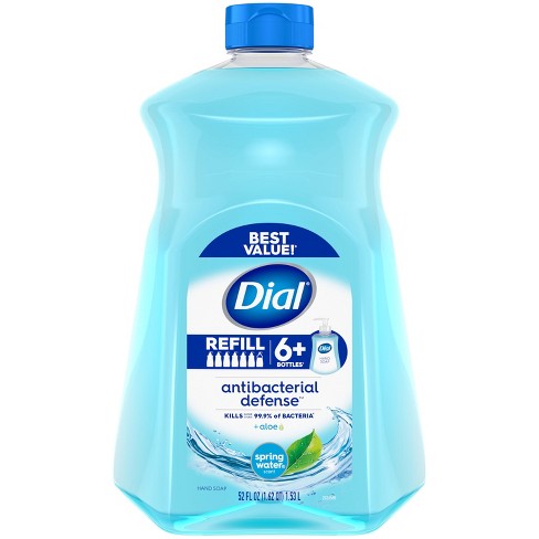 Dial Complete Antibacterial Liquid Hand Soap Refill Spring Water 52 Fl Oz Target