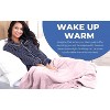 Continental Bedding Microfleece Bed Blankets - 10 Pack - Soft Lightweight Fleece Throw Blanket Single Color Set - Ivory, Purple, Pink, Blue, Gray - 4 of 4