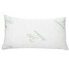 Home Mart Goods Queen Size Soft Plush Bamboo Memory Foam Support Pillow - 3 of 4