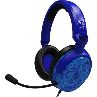 4Gamers C6-100 Gaming Headset Compatible with all headsets for PS4, PS5, XBOX One, Series S & X, Nintendo Switch, PC & mobile devices- Blue