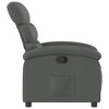 vidaXL Recliner Chair Dark Gray 100% polyester, metal, plywood Medium - 4 of 4