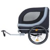 Lyngins All-Terrain 66LBS Pet Bike Trailer, Large Foldable Dog Stroller with Weatherproof Oxford Fabric, Pet Carrier with Steel Frame for Cycling - 2 of 4