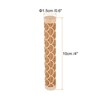 Unique Bargains Wood Clay Grain Texture Carved Fine Baking DIY Rolling Pins - 2 of 4