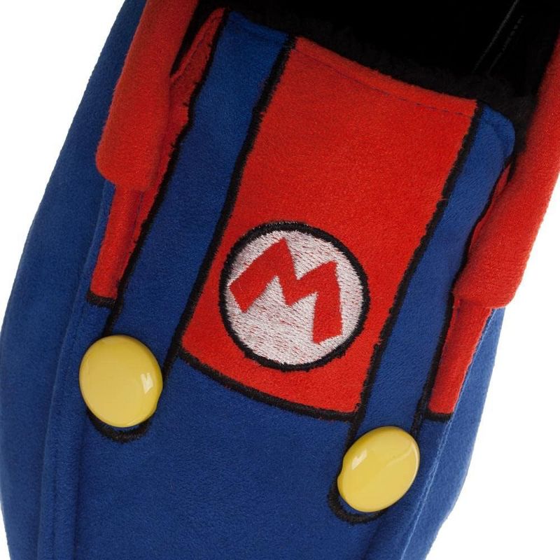 Nintendo Men's Super Mario Bros. Mario House Slippers Moccasins, 4 of 6