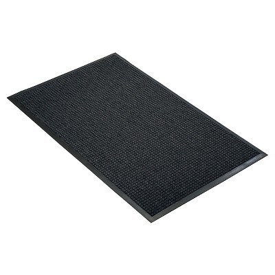 Charcoal Solid Doormat - (3'x4') - HomeTrax