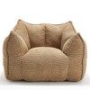 Highly Resilient Foam Sofa Chair Chenille Square Lazy Sofa Handle Armrests Adult Gaming Reading TV Living Room Bedroom Portable Indoor - 4 of 4