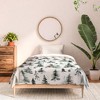 Ninola Design Winter Snow Trees Forest Neutral Comforter + Pillow Sham(s) - Deny Designs - 3 of 3