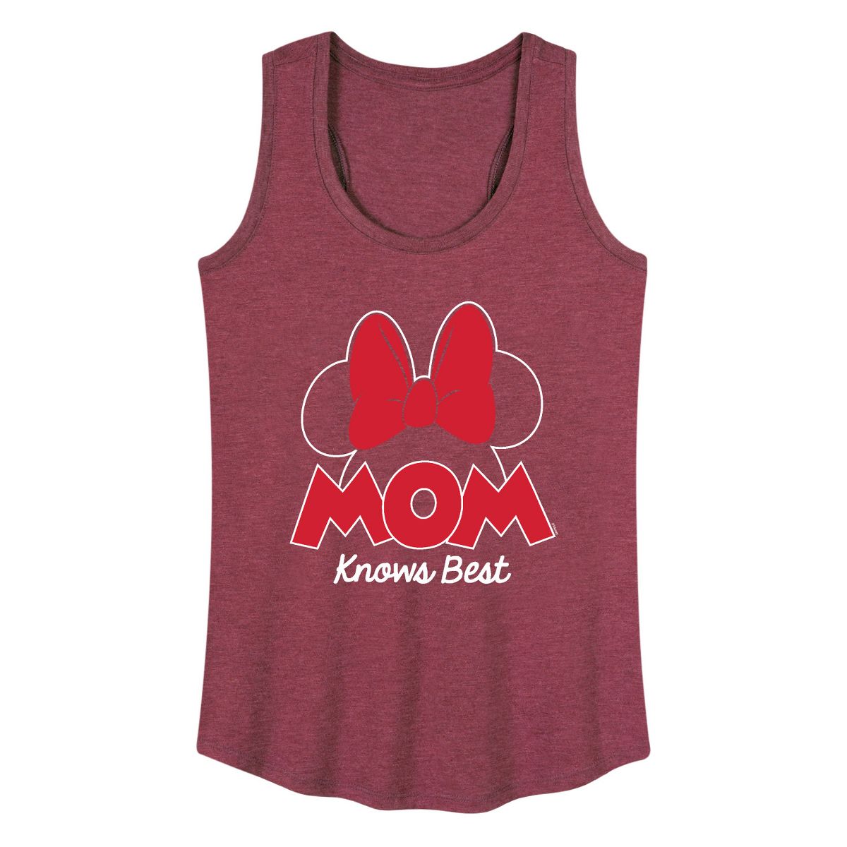 Women's - Disney - Mom Knows Best Minnie Graphic Racerback Tank - thumbnail 5