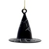 Italian Ornaments 2.25 In Black Witch's Hat W/ Spider Webs Ornament Halloween Spell Hex Tree Ornaments - 2 of 3
