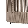 NicBex 15" Round Outdoor Side End Table with Acacia Wood Top,Patio Table with Rope Design for Lawn,Outdoor Furniture - 4 of 4