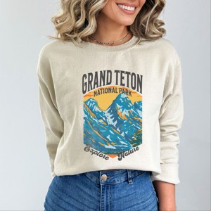 Simply Sage Market Grand Teton National Park Explore More Sweatshirt - 1 of 4